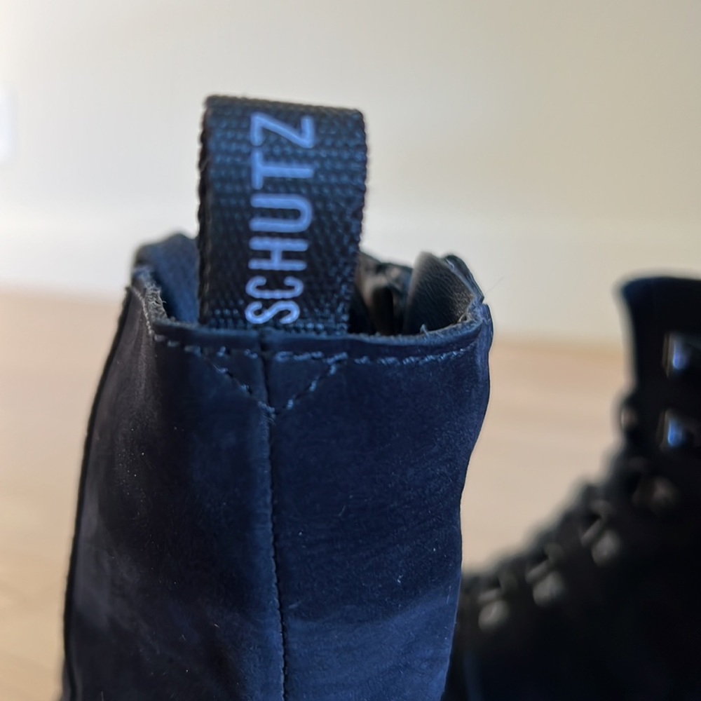 Schultz Suede Combat Boots - image 5